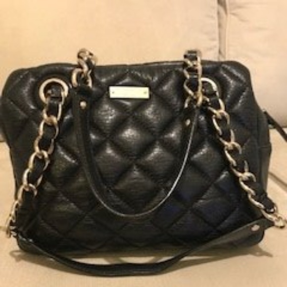 kate spade Handbags - Kate Spade Black Quilted Purse
